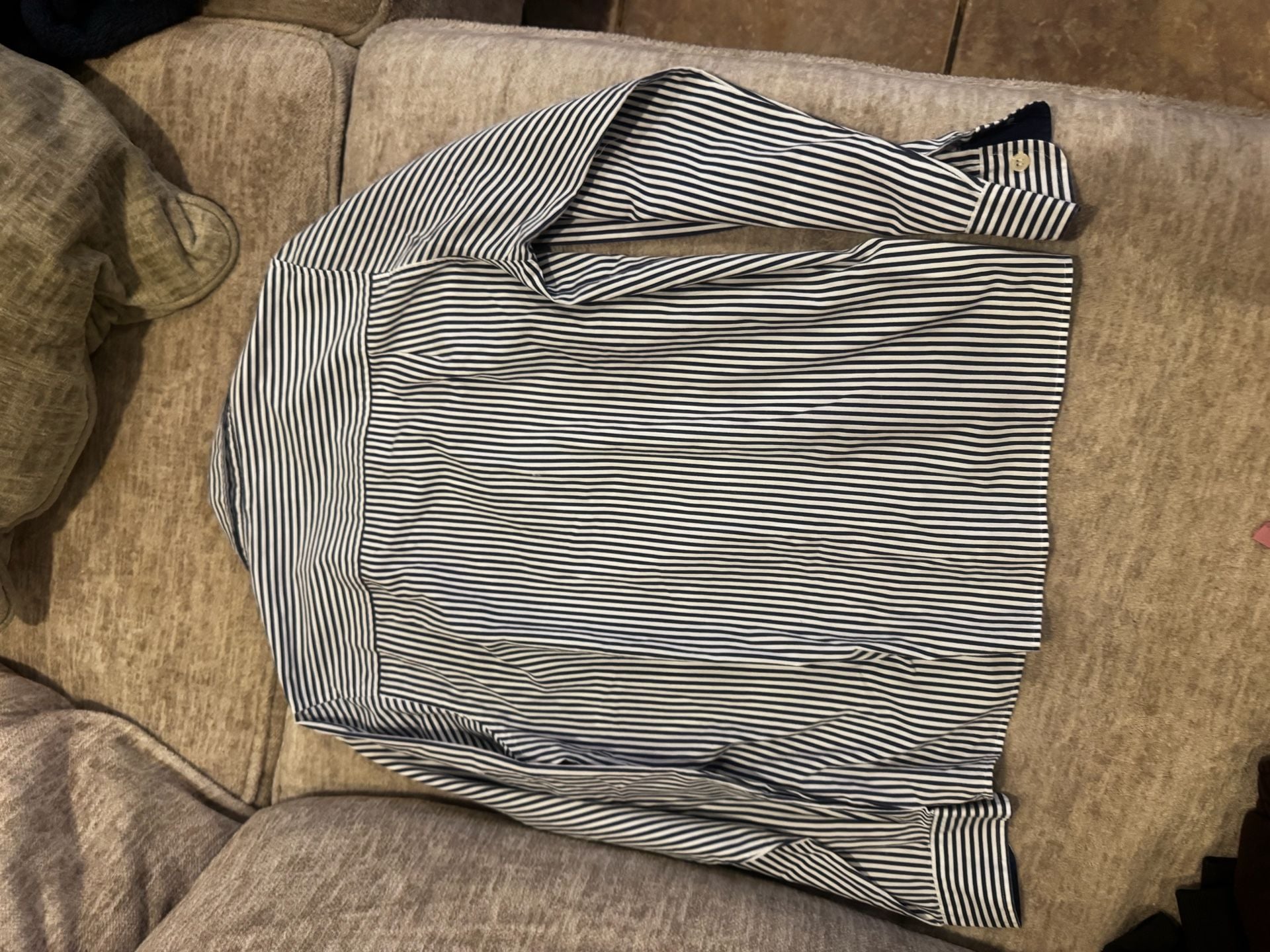 Witt Shirt Collection Striped Button Down Shirt Size 12 6