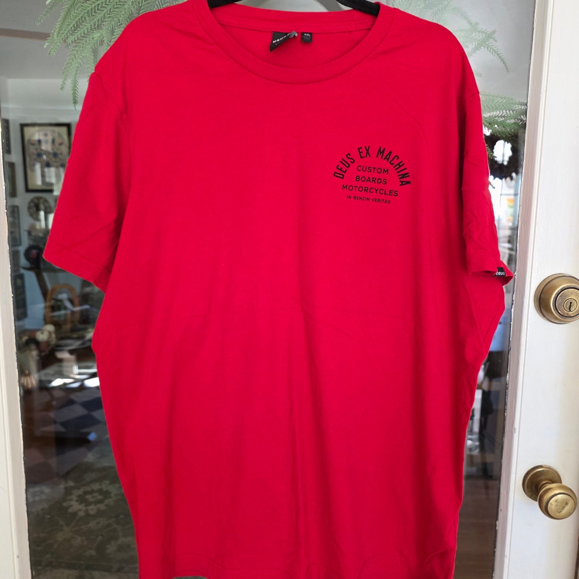Deus Ex Machina T-Shirt Mens Size XXL Red Graphic Logo Tee 2