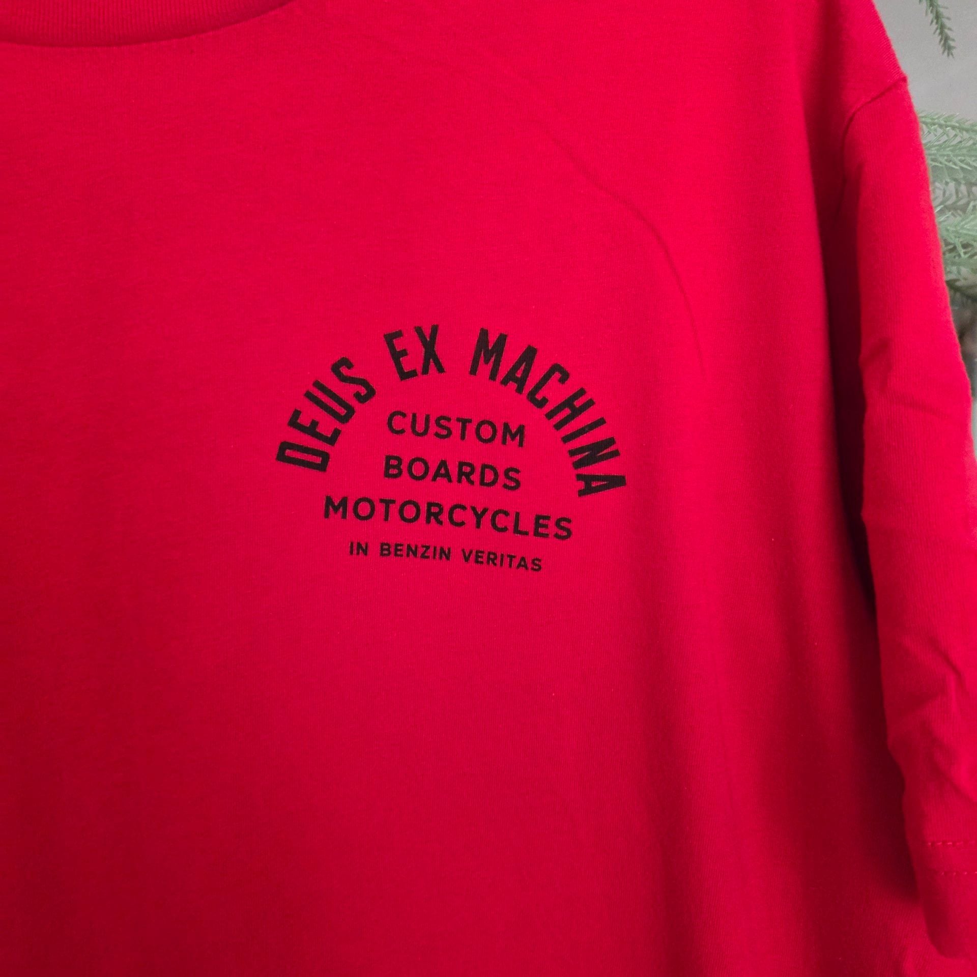 Deus Ex Machina T-Shirt Mens Size XXL Red Graphic Logo Tee 6