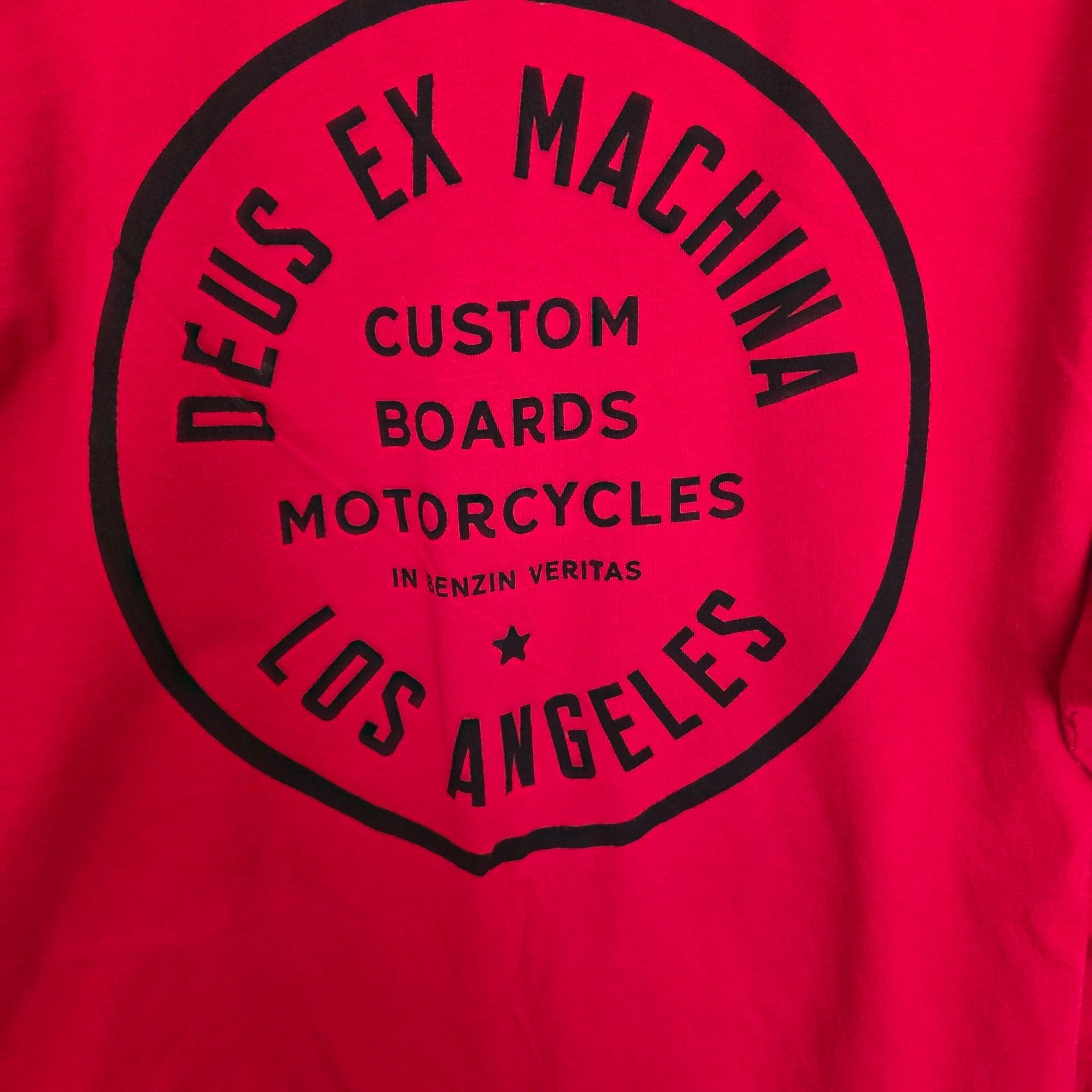 Deus Ex Machina T-Shirt Mens Size XXL Red Graphic Logo Tee 8