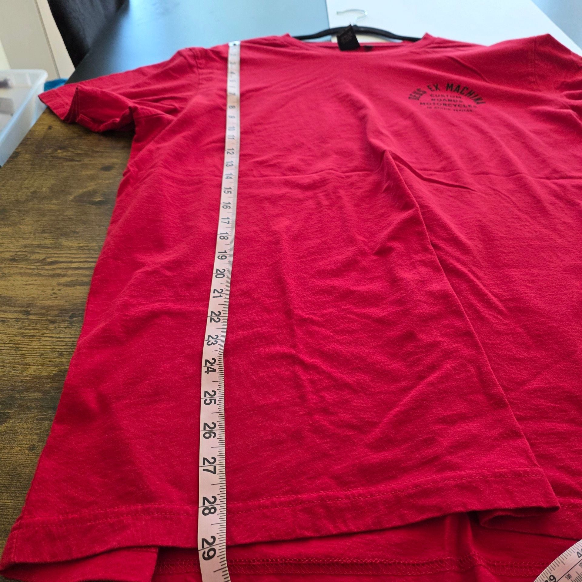Deus Ex Machina T-Shirt Mens Size XXL Red Graphic Logo Tee 3