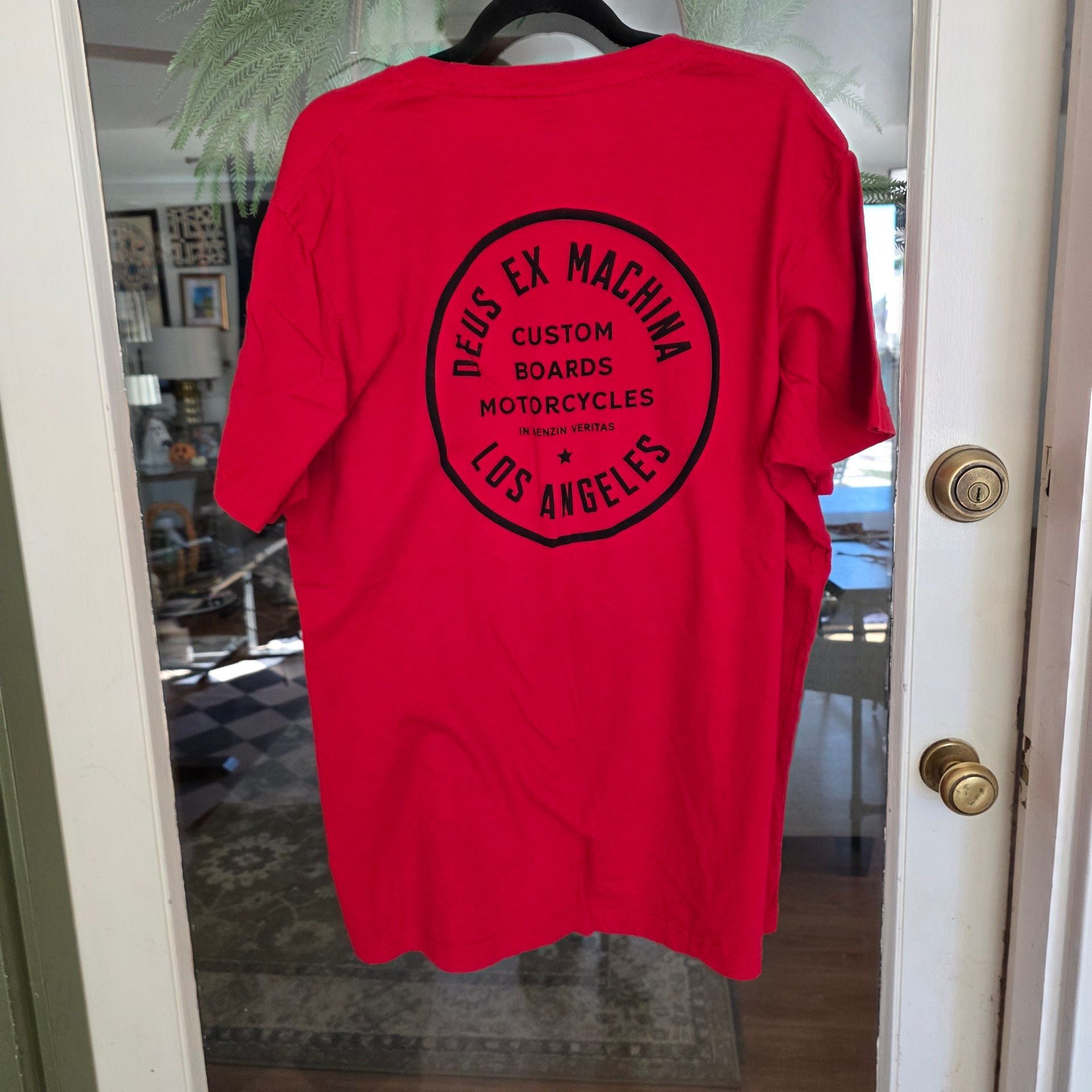 Deus Ex Machina T-Shirt Mens Size XXL Red Graphic Logo Tee 5