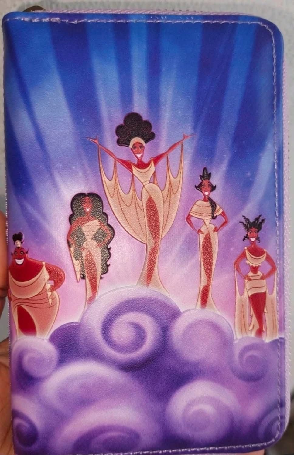 Loungefly Disney Hercules Muses Zip Around Wallet 1