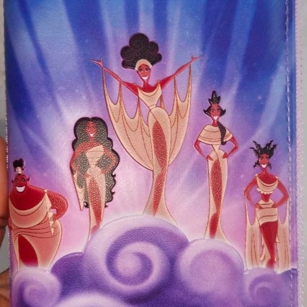 Loungefly Disney Hercules Muses Zip Around Wallet