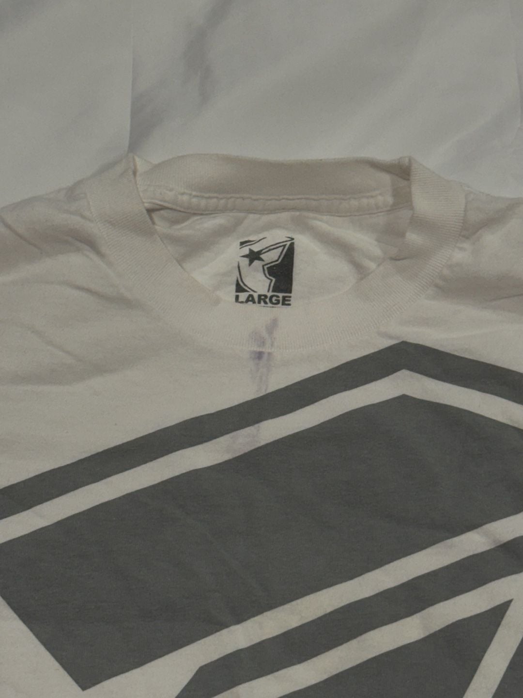 Famous Stars And Straps T-Shirt Size Large White Graphic Y2K 4