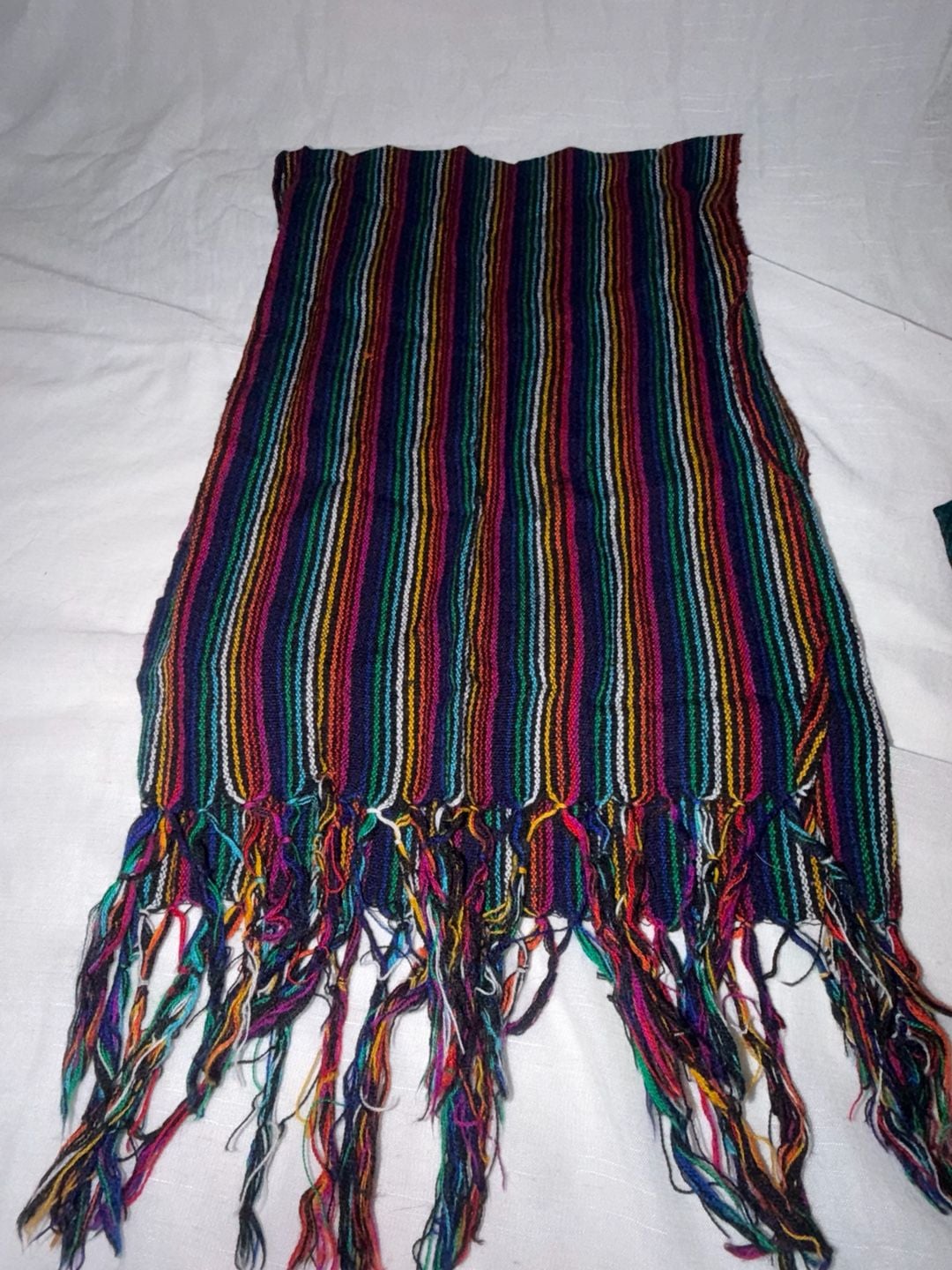 Mexican Traditional Outfit Embroidered Blouse Skirt Scarf 4