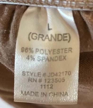 Brown Ruched Open Keyhole Midi Dress Size Large 4