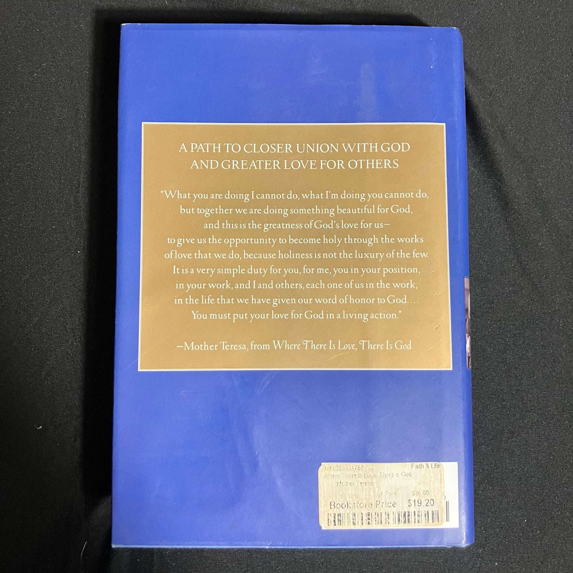 Where There Is Love, There Is God Hardcover Book 2