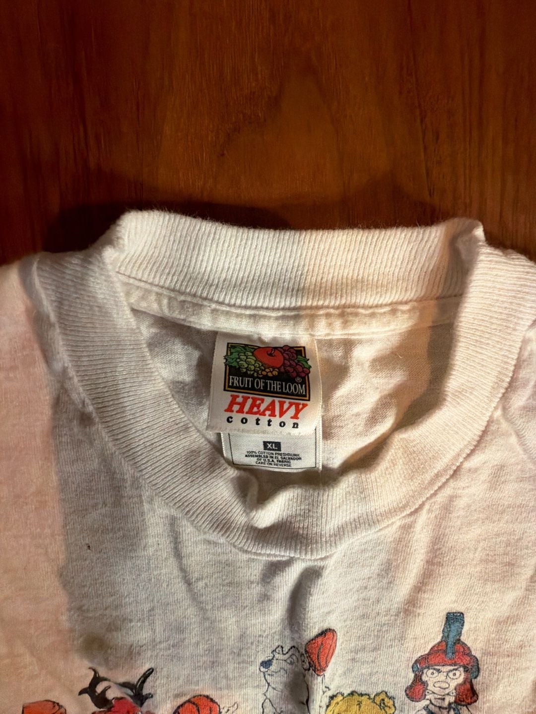 Fruit of the Loom Boys State Hoops 1997 T-Shirt Size XL Vintage White 3