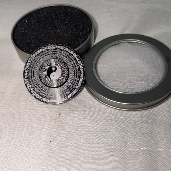 Novacross Metal Taiji Bagua Fidget Spinner Compass