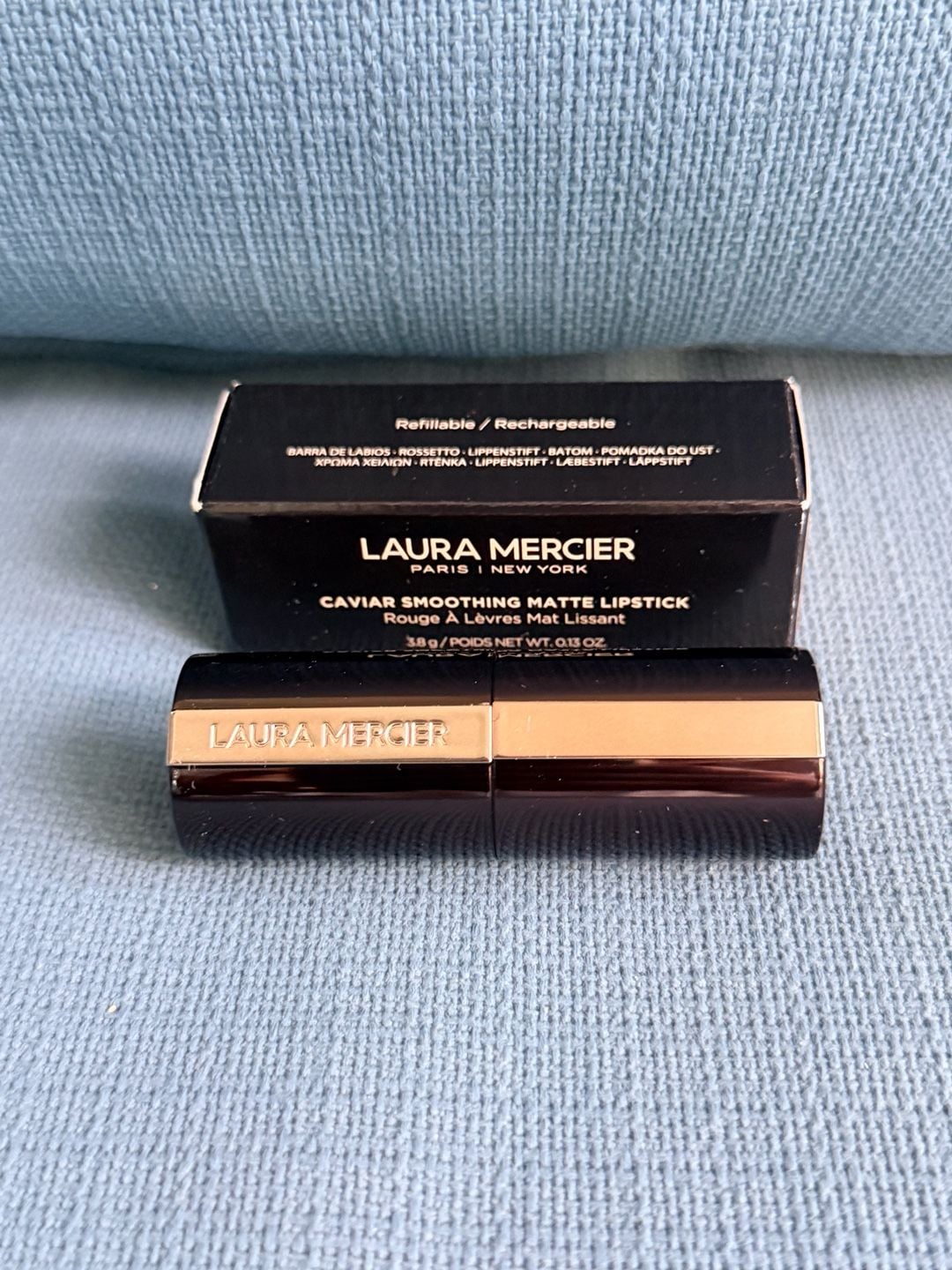 Laura Mercier Caviar Matte Refillable Lipstick 820 Peach Cashmere 0.13 oz 1