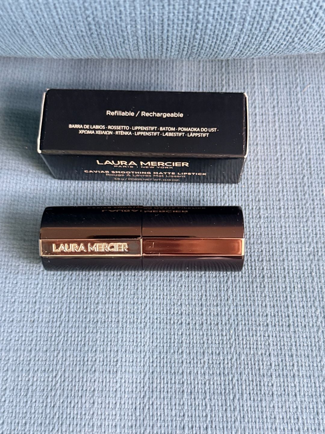 Laura Mercier Caviar Matte Refillable Lipstick 820 Peach Cashmere 0.13 oz 2