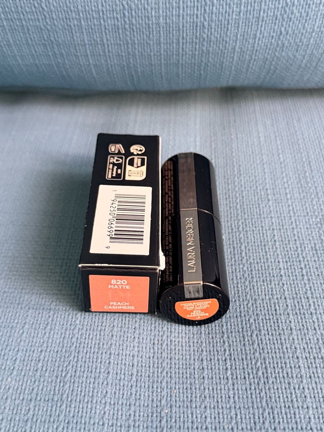 Laura Mercier Caviar Matte Refillable Lipstick 820 Peach Cashmere 0.13 oz 6