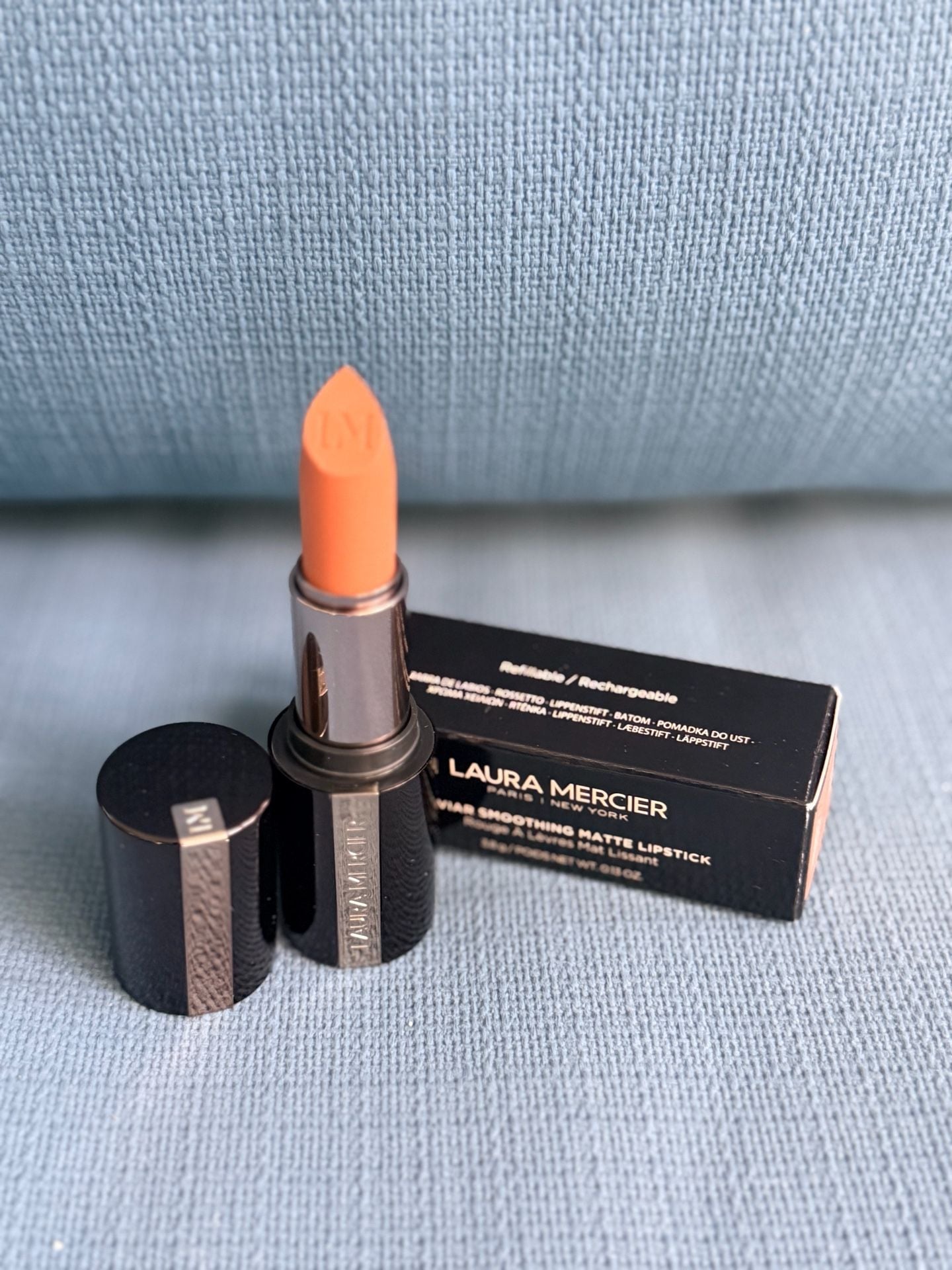 Laura Mercier Caviar Matte Refillable Lipstick 820 Peach Cashmere 0.13 oz 7