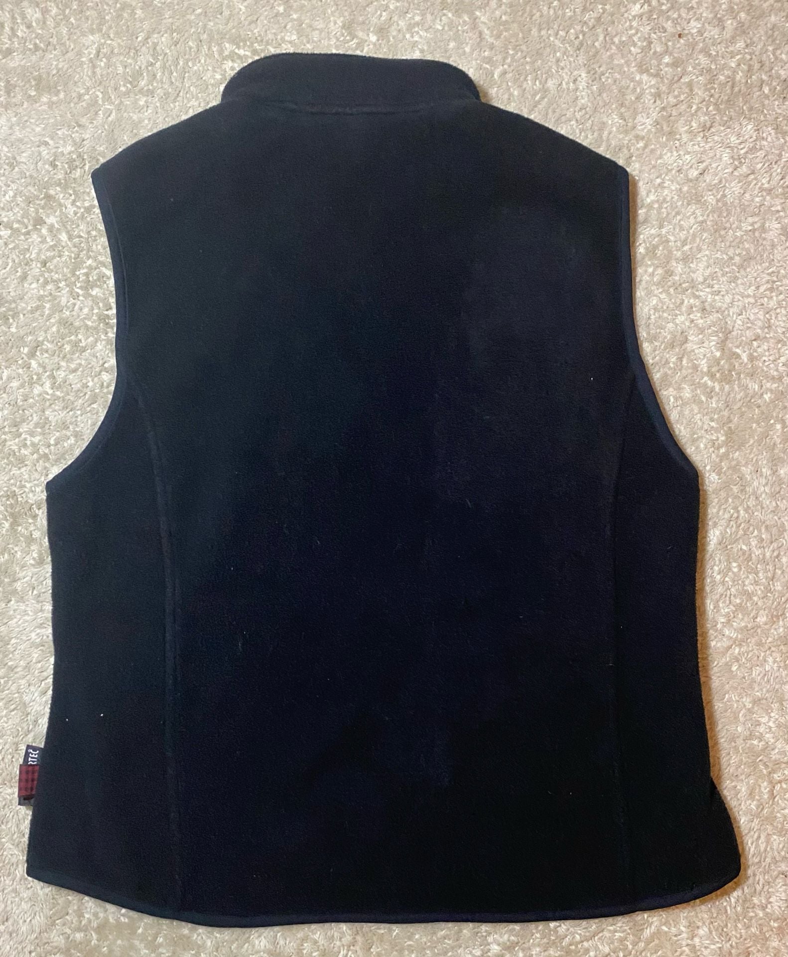 Woolrich Polartec Fleece Vest Women’s Size L Black Full Zip 3