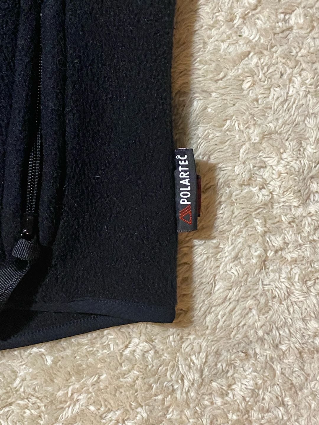 Woolrich Polartec Fleece Vest Women’s Size L Black Full Zip 7