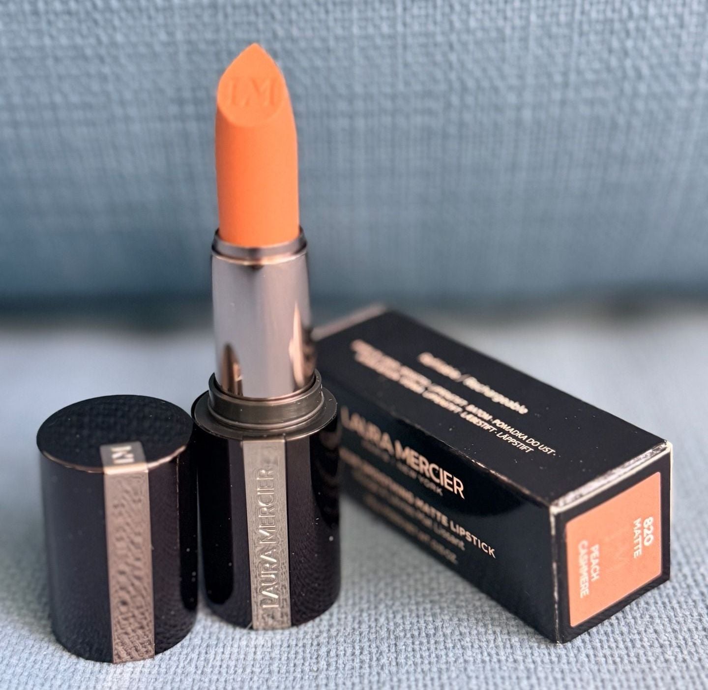 Laura Mercier Caviar Matte Refillable Lipstick 820 Peach Cashmere 0.13 oz 4