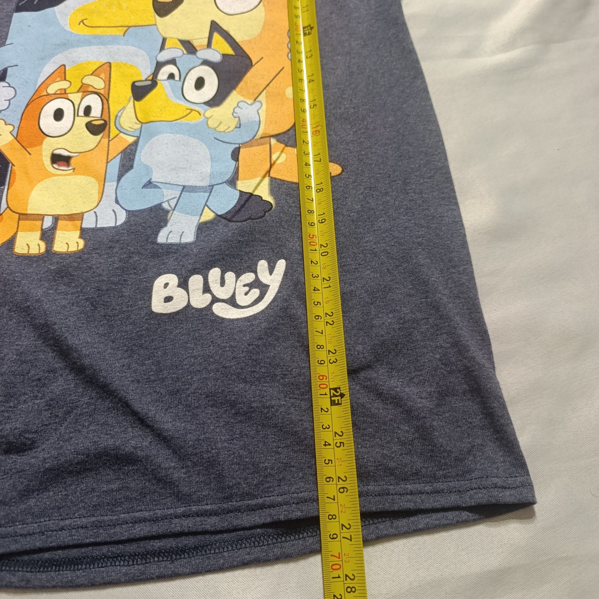 Bluey Graphic T-Shirt Heather Blue 5