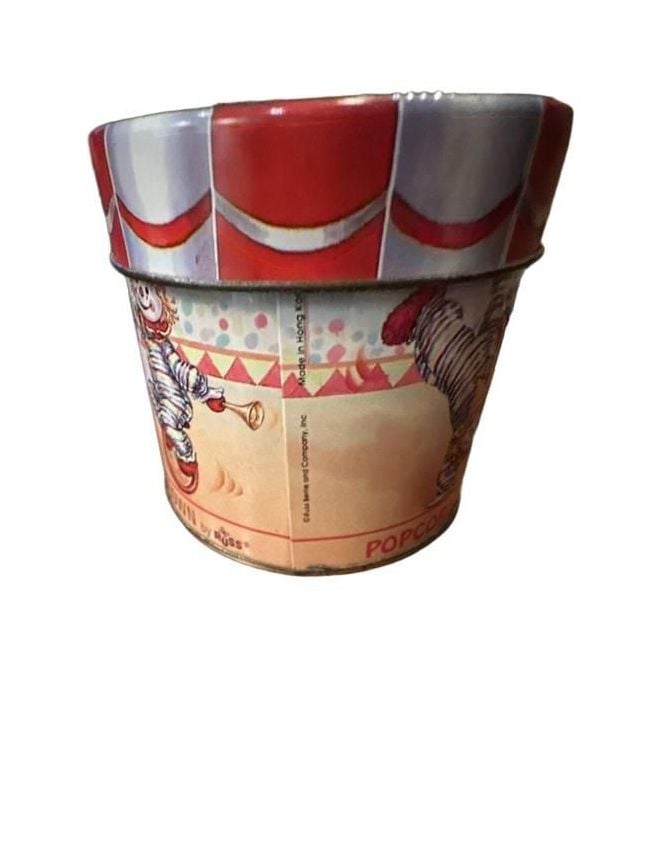Russ Popcorn The Circus Clown Vintage Tin 7