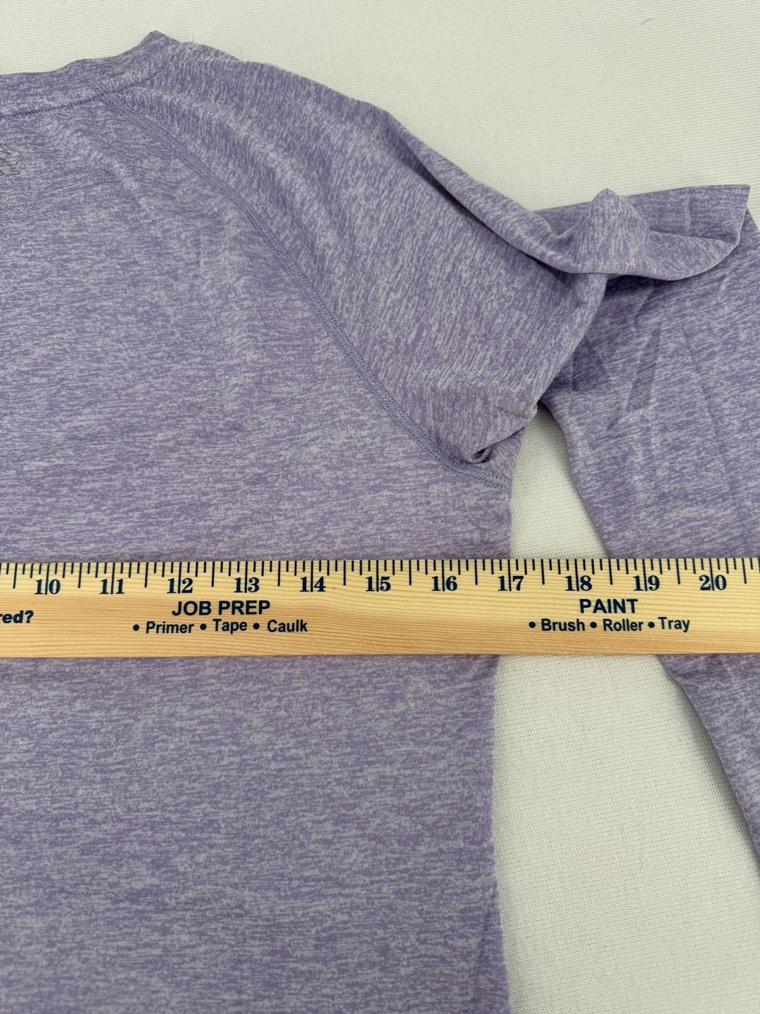 rabbit Long Sleeve Athletic Shirt Size MD Purple Heather Running Top 8