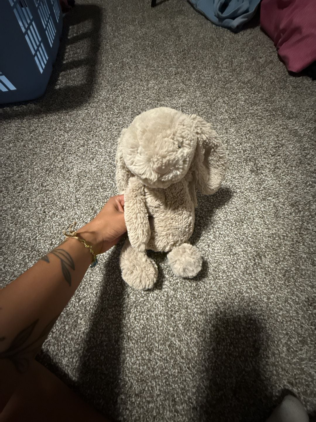 Jellycat Bashful Beige Bunny Stuffed Animal Plush Toy 1
