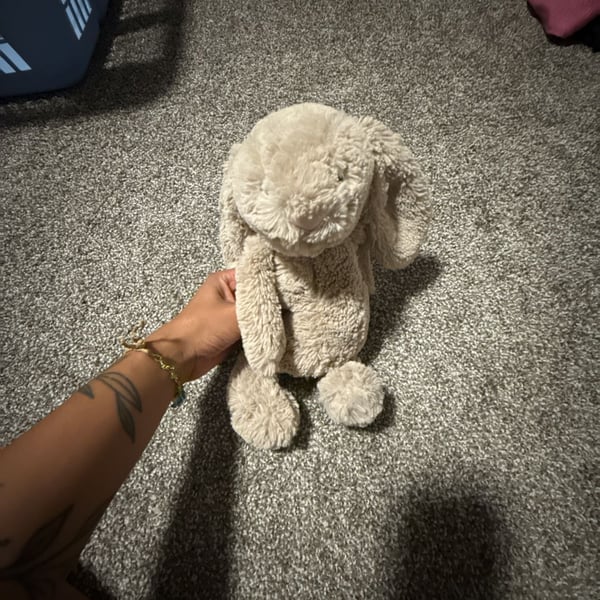 Jellycat Bashful Beige Bunny Stuffed Animal Plush Toy