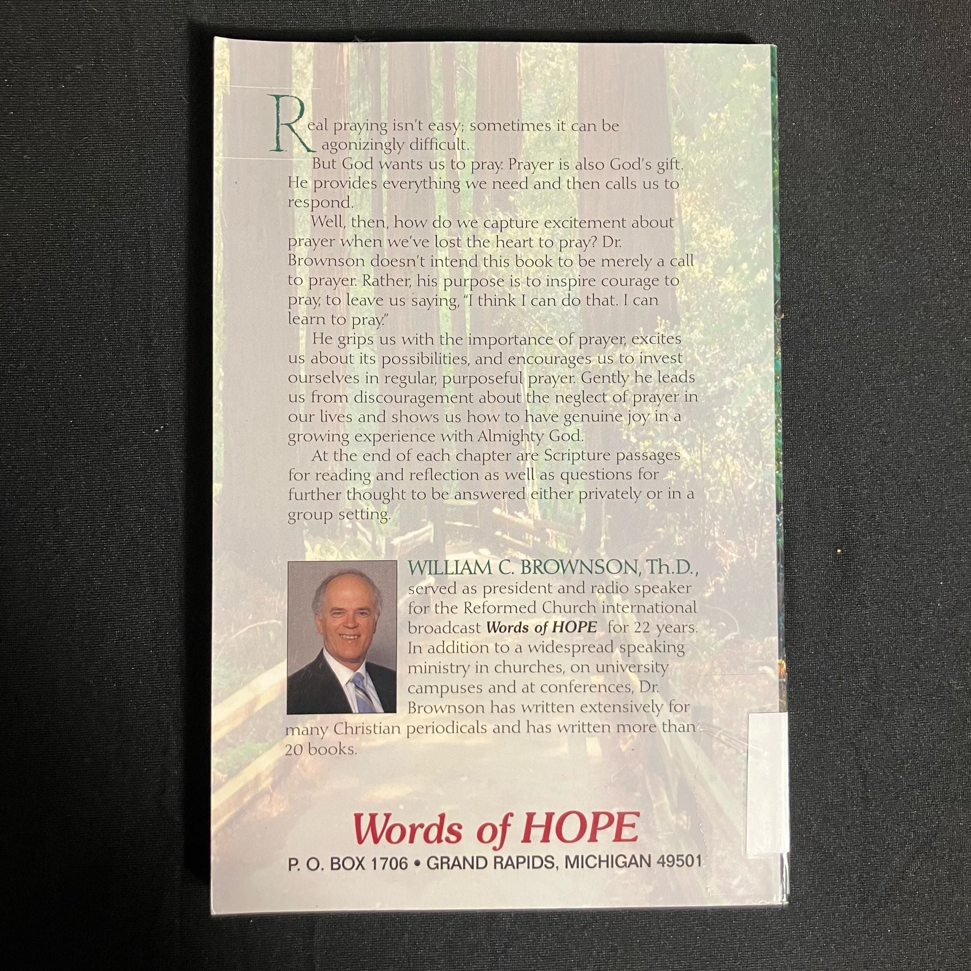 Words Of Hope Courage To Pray William C. Brownson 2