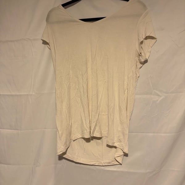 Telluride Clothing Company T-Shirt Size XL/TG White Short Sleeve Tunic