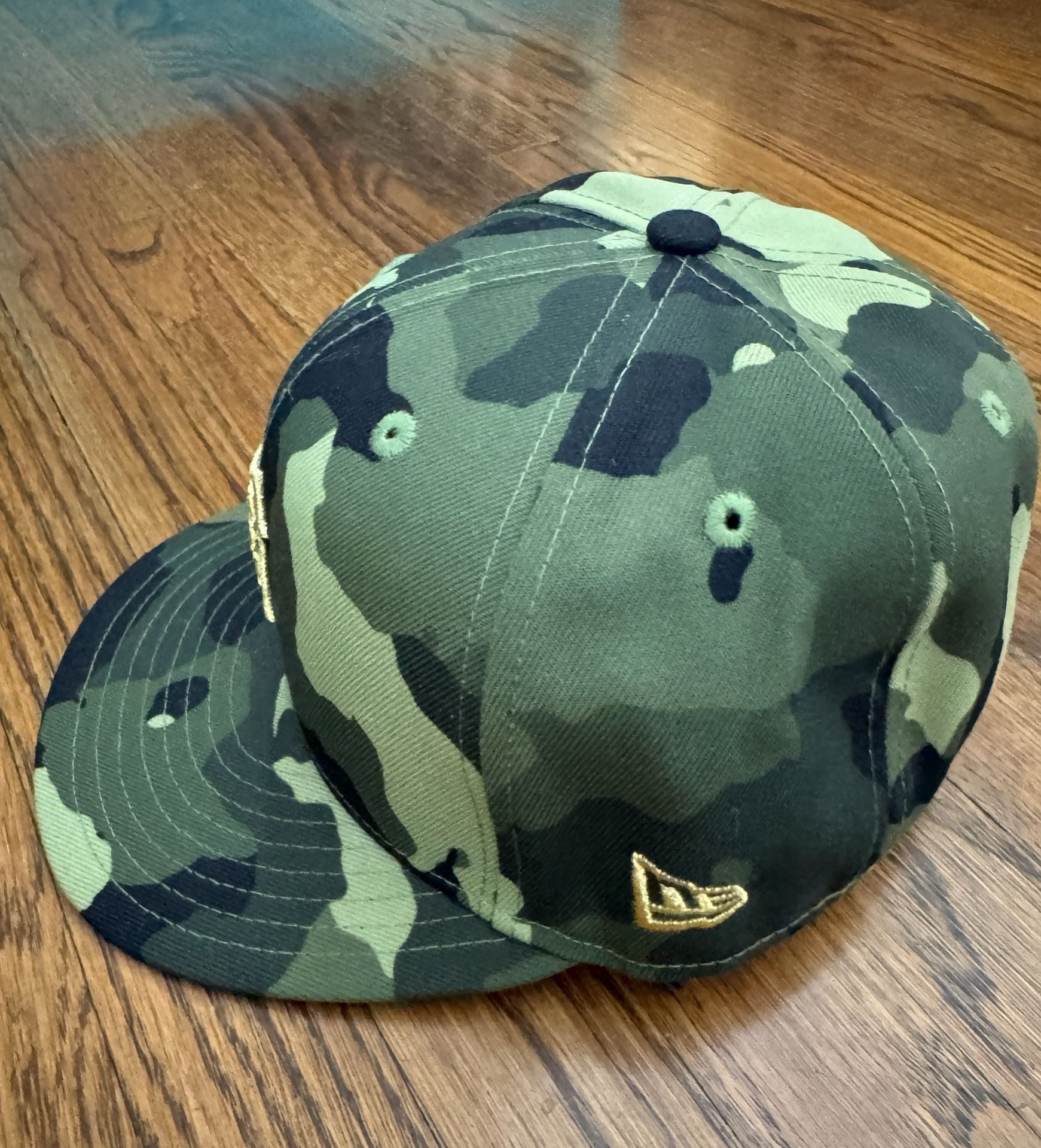 New Era Detroit Tigers 59FIFTY Fitted Hat Size 7 1/8 Camo Armed Forces 3