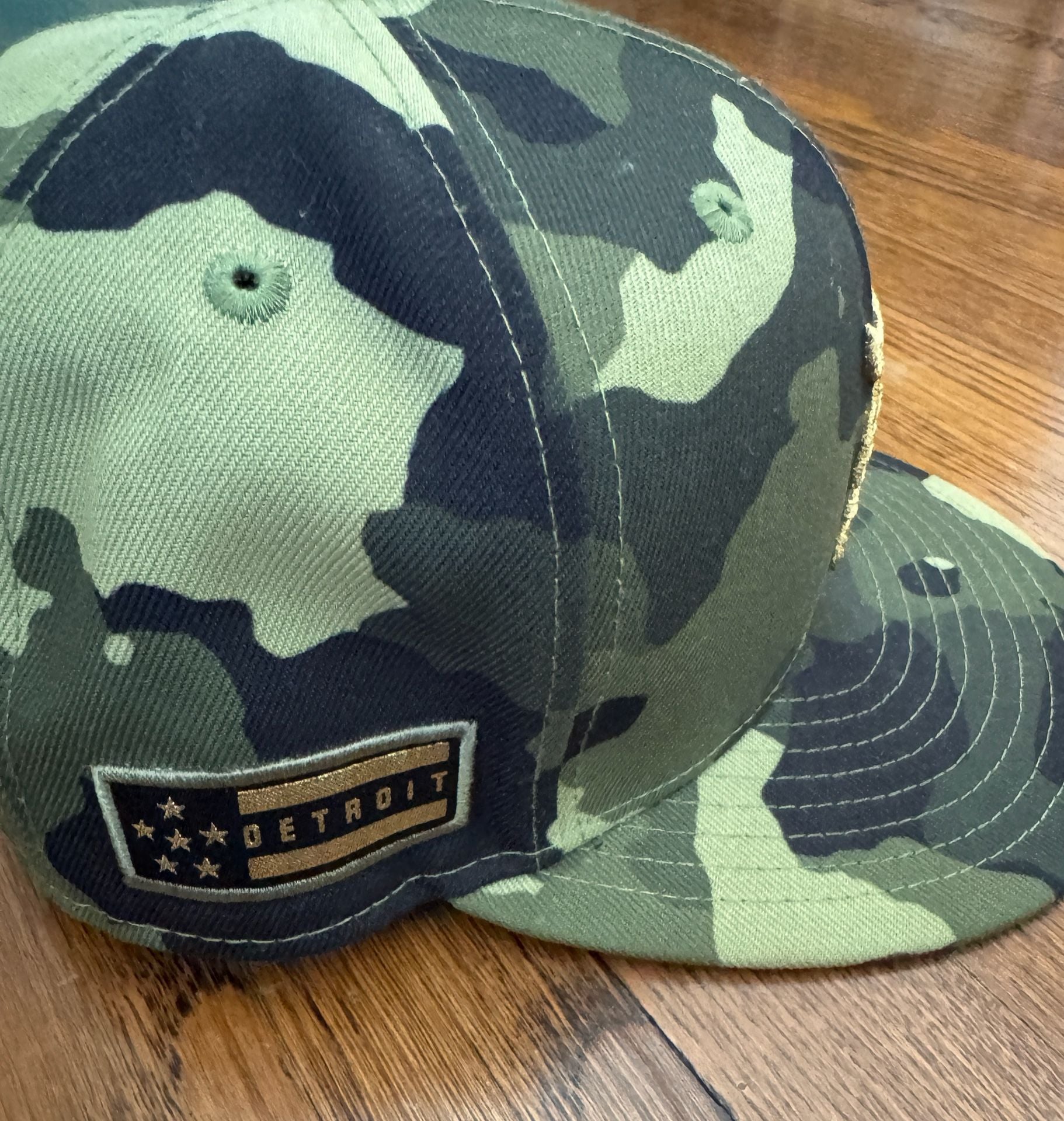 New Era Detroit Tigers 59FIFTY Fitted Hat Size 7 1/8 Camo Armed Forces 4