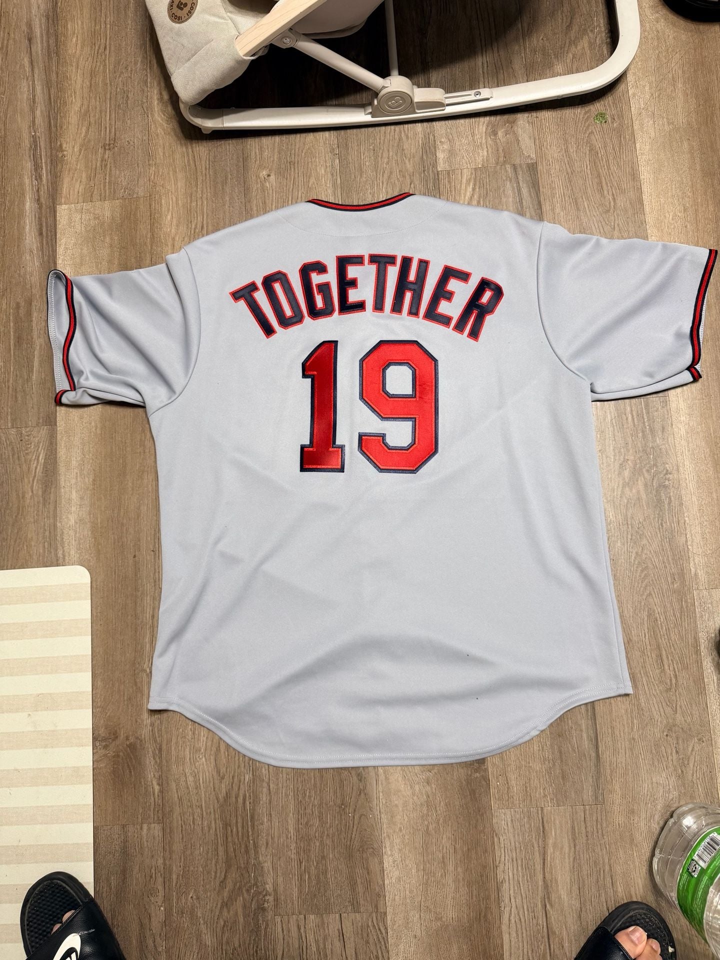 Majestic Minnesota Twins Jersey Size XL Gray Together 19 4