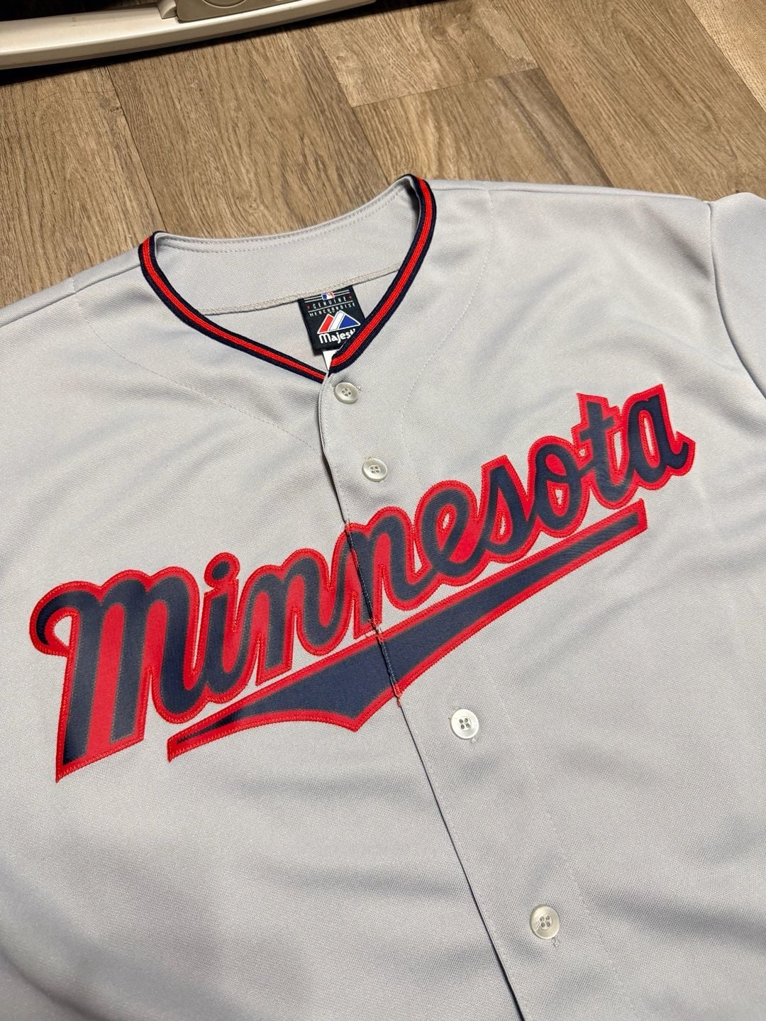 Majestic Minnesota Twins Jersey Size XL Gray Together 19 7