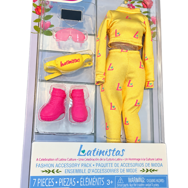 Latinistas Fashion Accessory Pack Festival Day Yellow Outfit