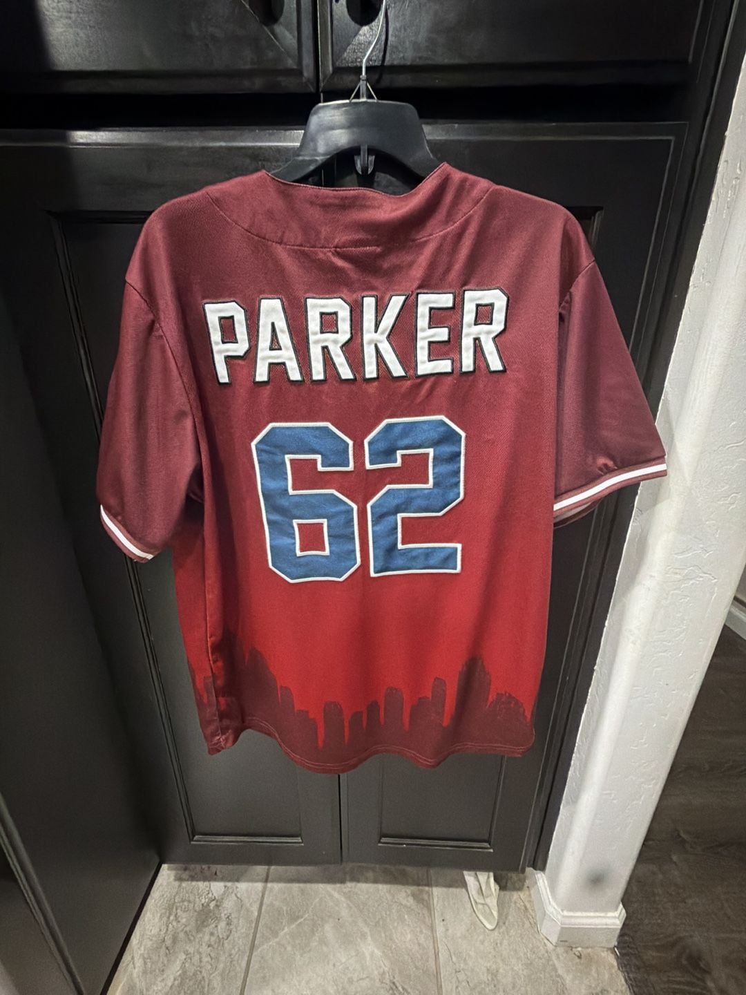 Marvel Spider-Man Parker 62 Baseball Jersey Size XL 2