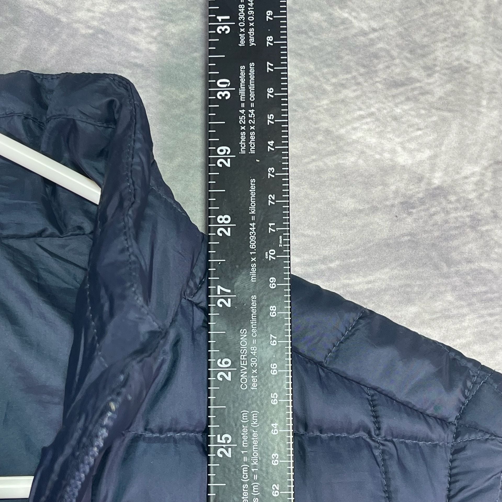 The North Face Thermoball Vest Size M Navy Quilted Insulated Jacket 5