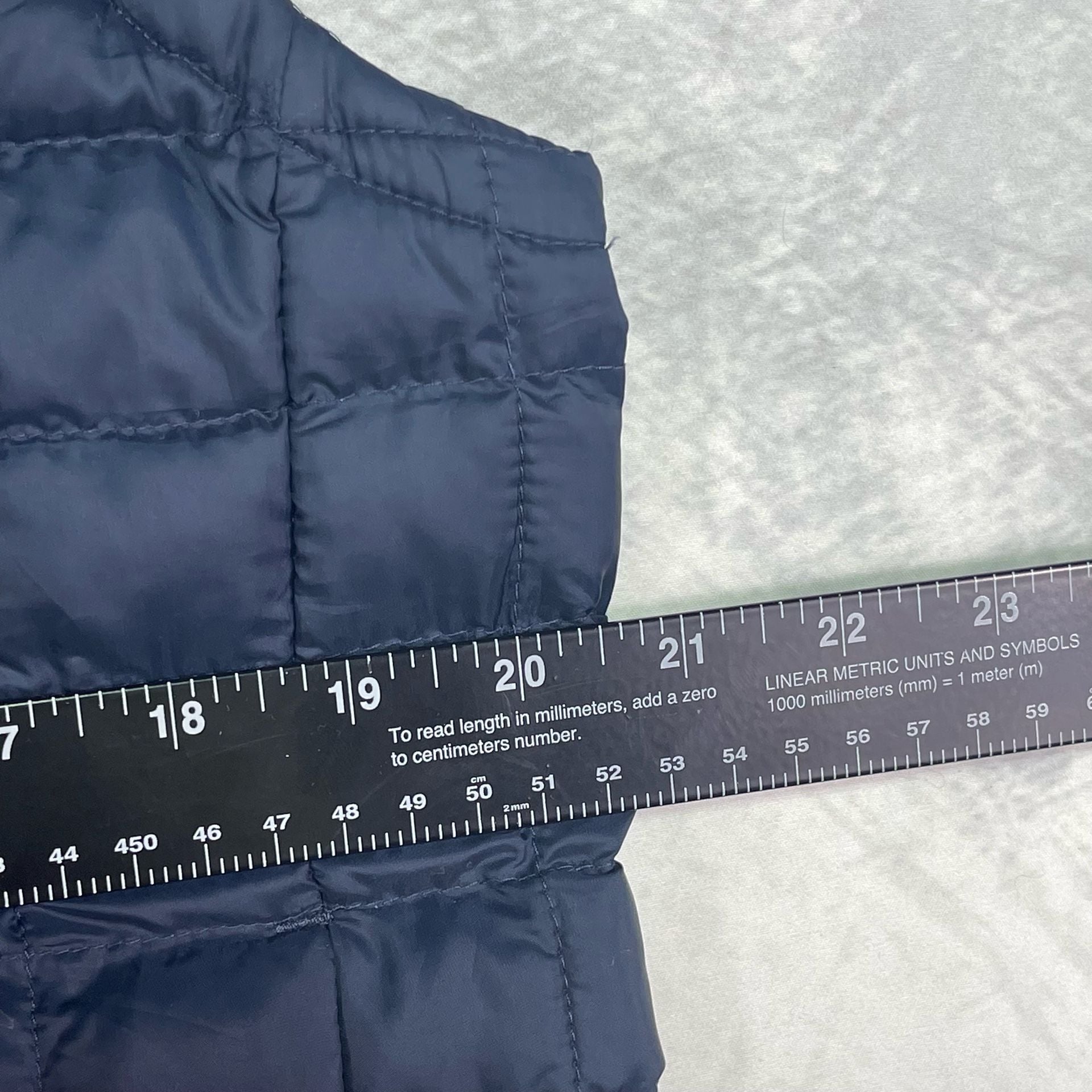 The North Face Thermoball Vest Size M Navy Quilted Insulated Jacket 6