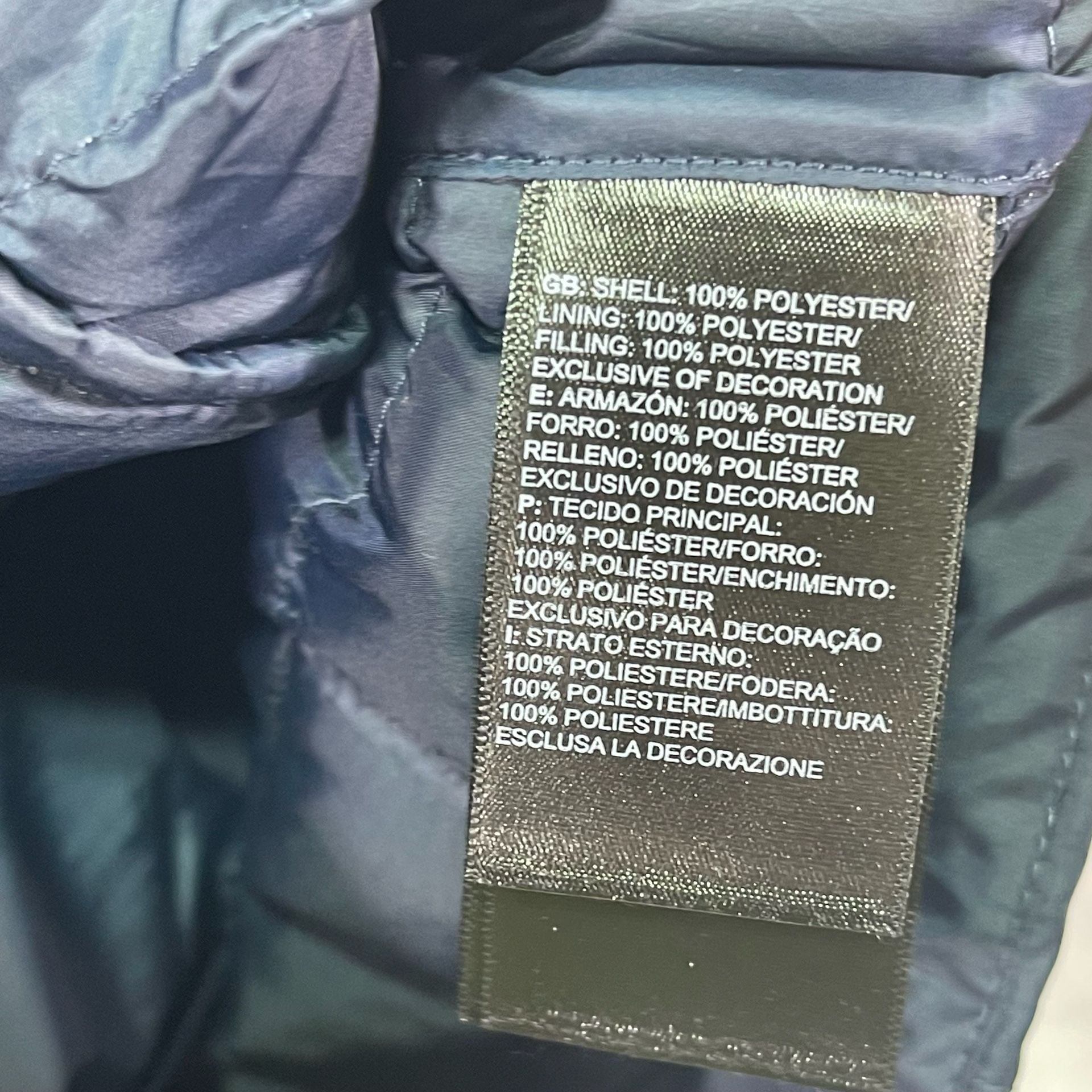 The North Face Thermoball Vest Size M Navy Quilted Insulated Jacket 7