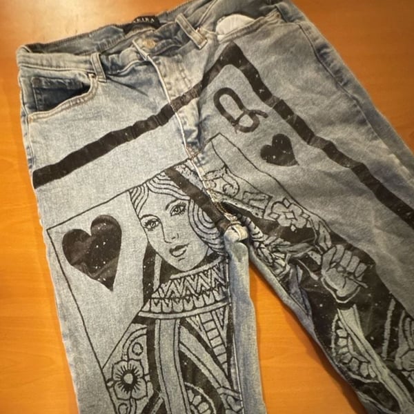 AKIRA Women’s Jeans Wide Leg Denim Trendy Statement Style 29 Waist 28 Inseam