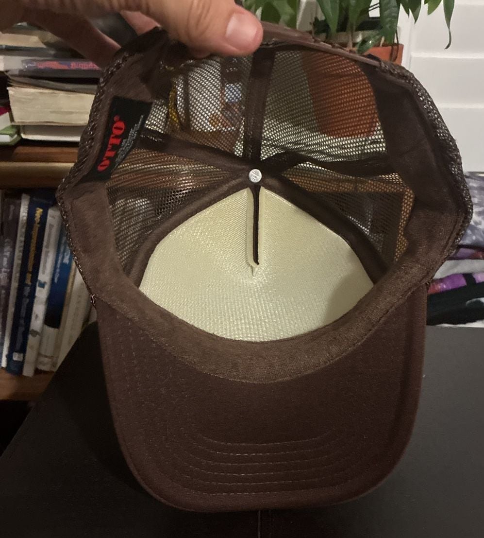 Otto Sweetheart Of The Rodeo Trucker Hat Brown Foam OSFM 5