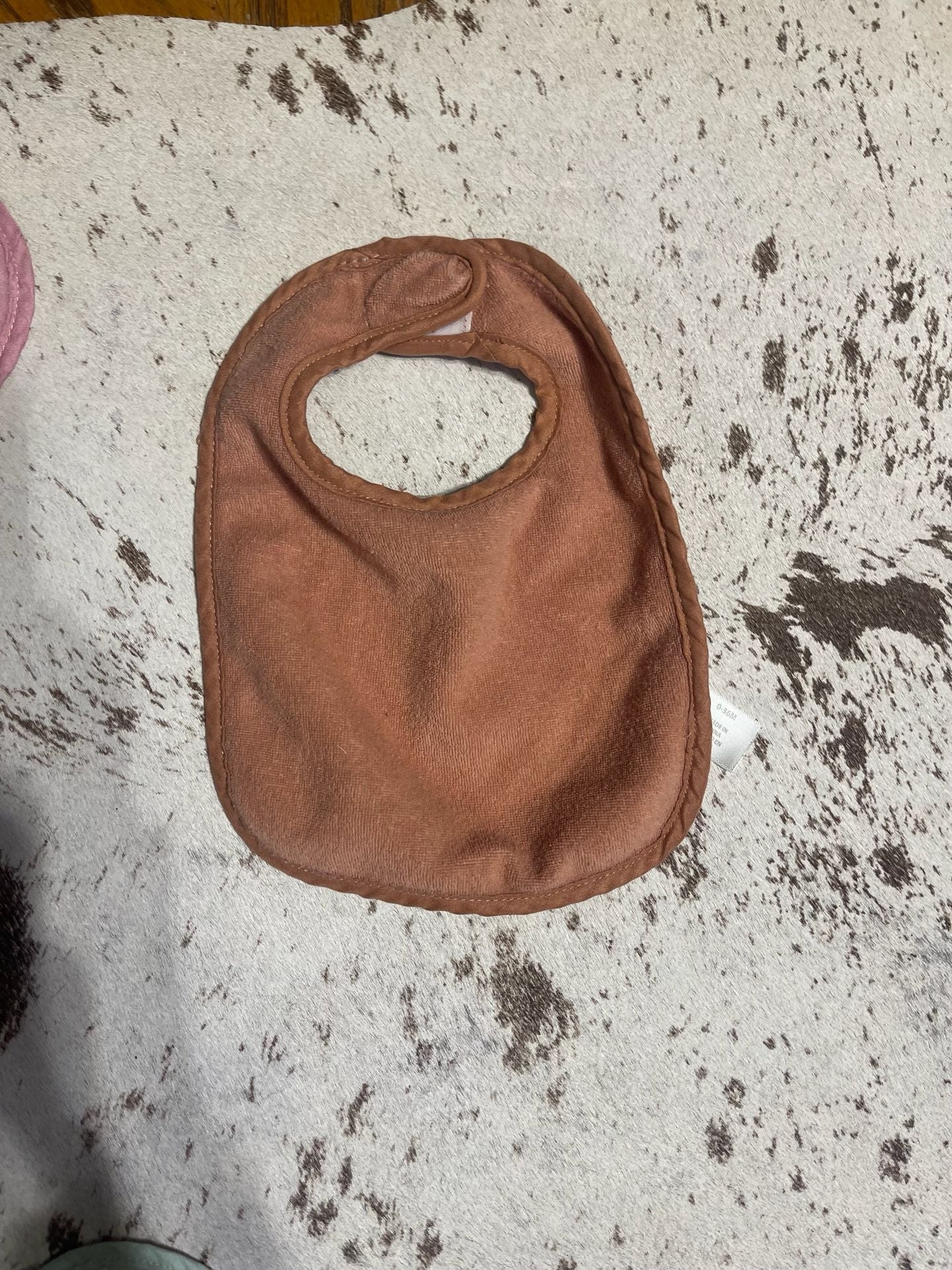 Cloud Island Baby Bib Size 0-36M Multi Terry Cloth Side Snap Set of 3 5