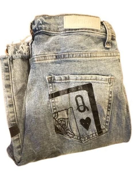 AKIRA Women’s Jeans Wide Leg Denim Trendy Statement Style 29 Waist 28 Inseam 9