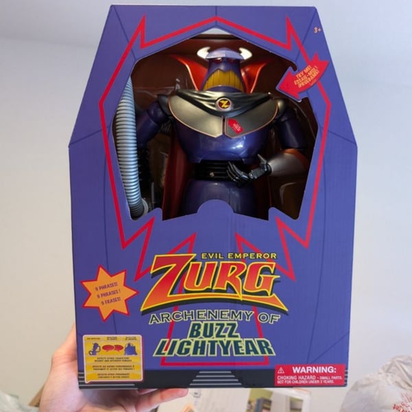 Disney Store Toy Story Evil Emperor Zurg Interactive Talking Action Figure 15"