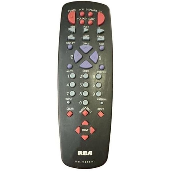 Rca Universal Remote Control Crk74ba3 Used Black