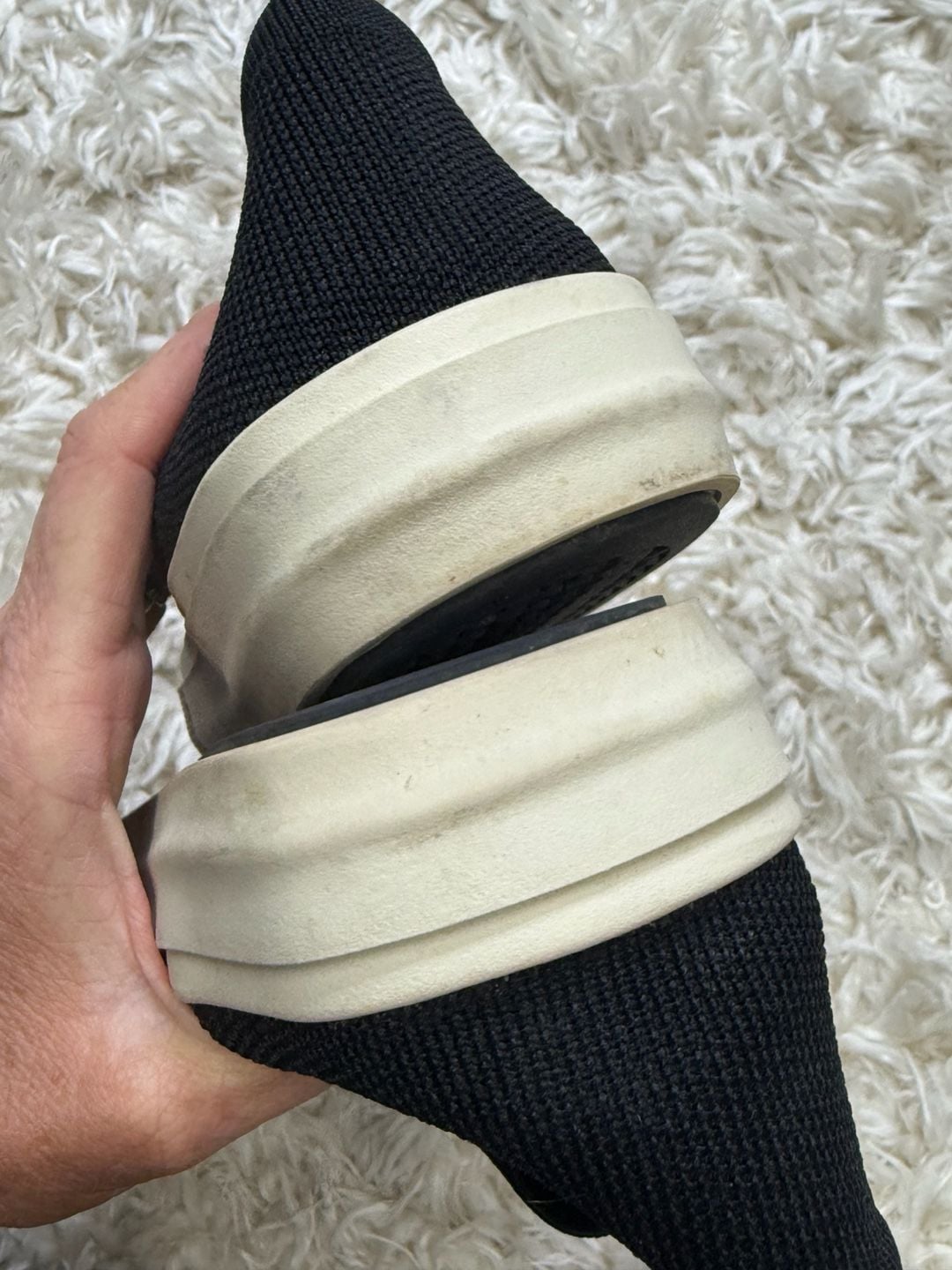 Rothy's Size W9 M7.5 Black Slip On Sneaker 5