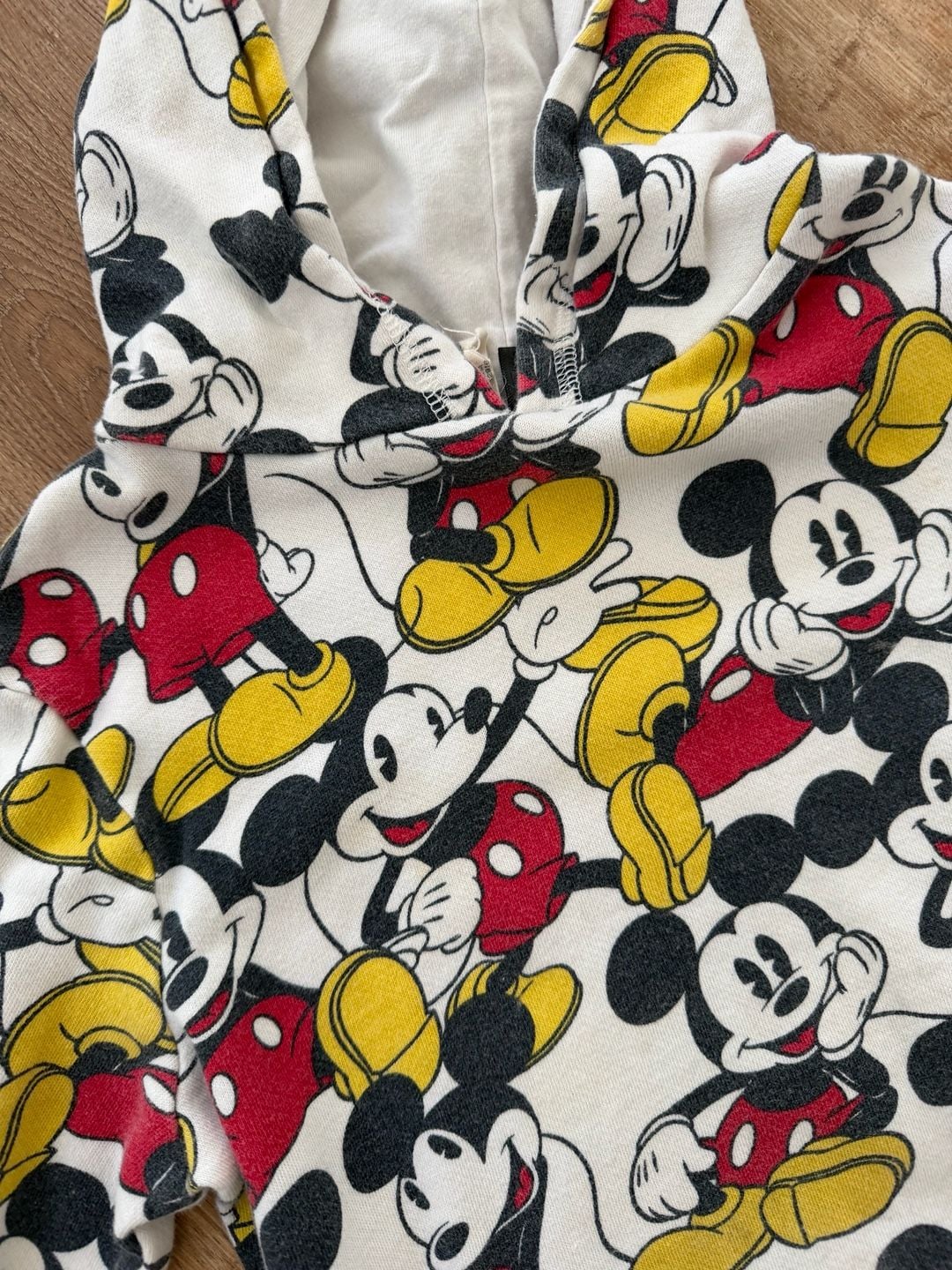 Cotton On Kids Disney Mickey Mouse Hoodie Size 7 All Over Print 2