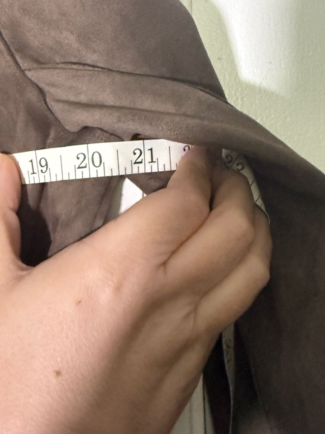 House Of Harlow 1960 Coat Size M Taupe Faux Suede Duster Jacket 8