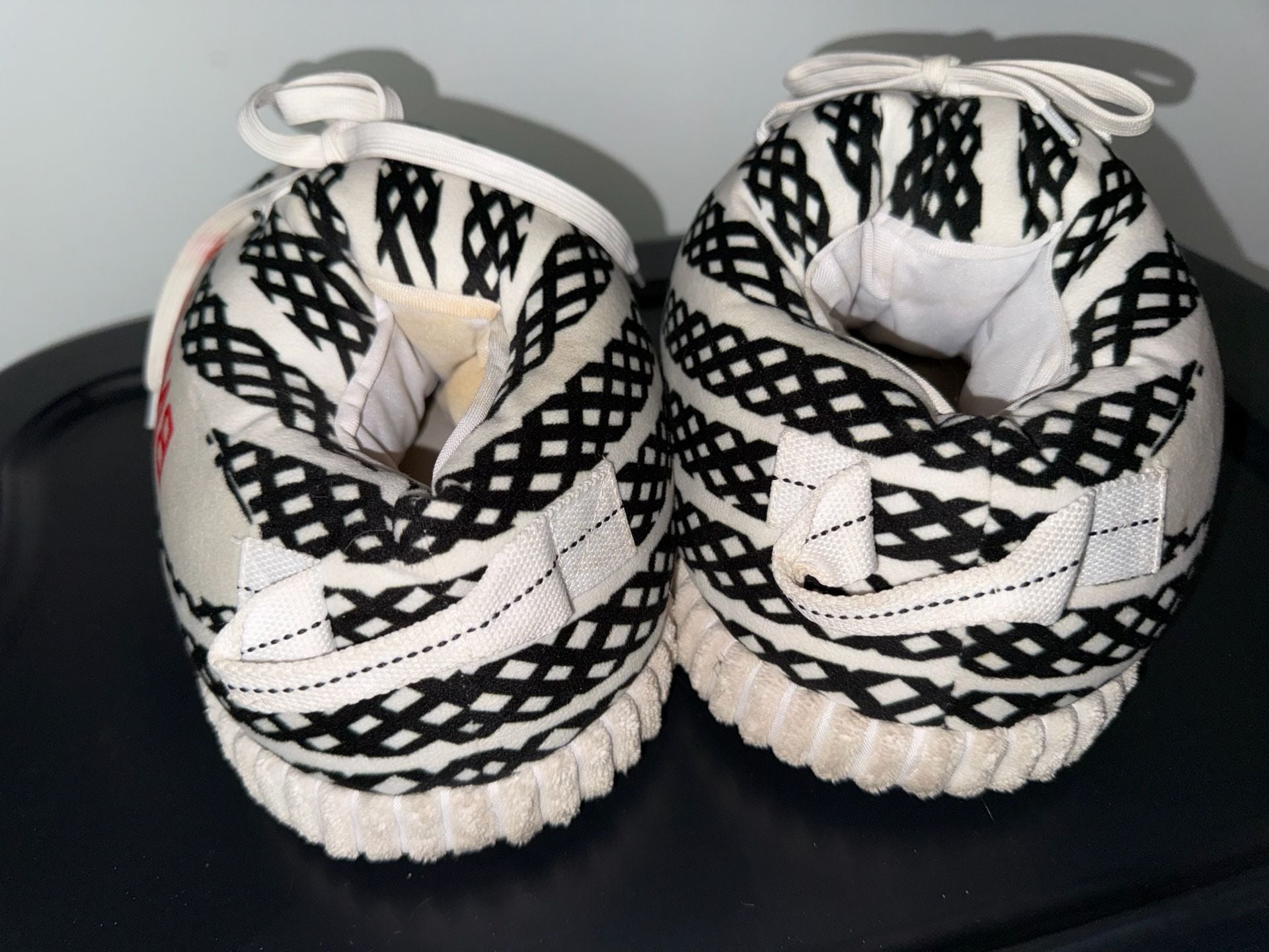 Banned Goods Sneaker Slippers BNND-247 Zebra Plush House Shoes 3