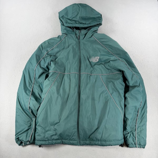 New Balance Puffer Jacket Green- M
