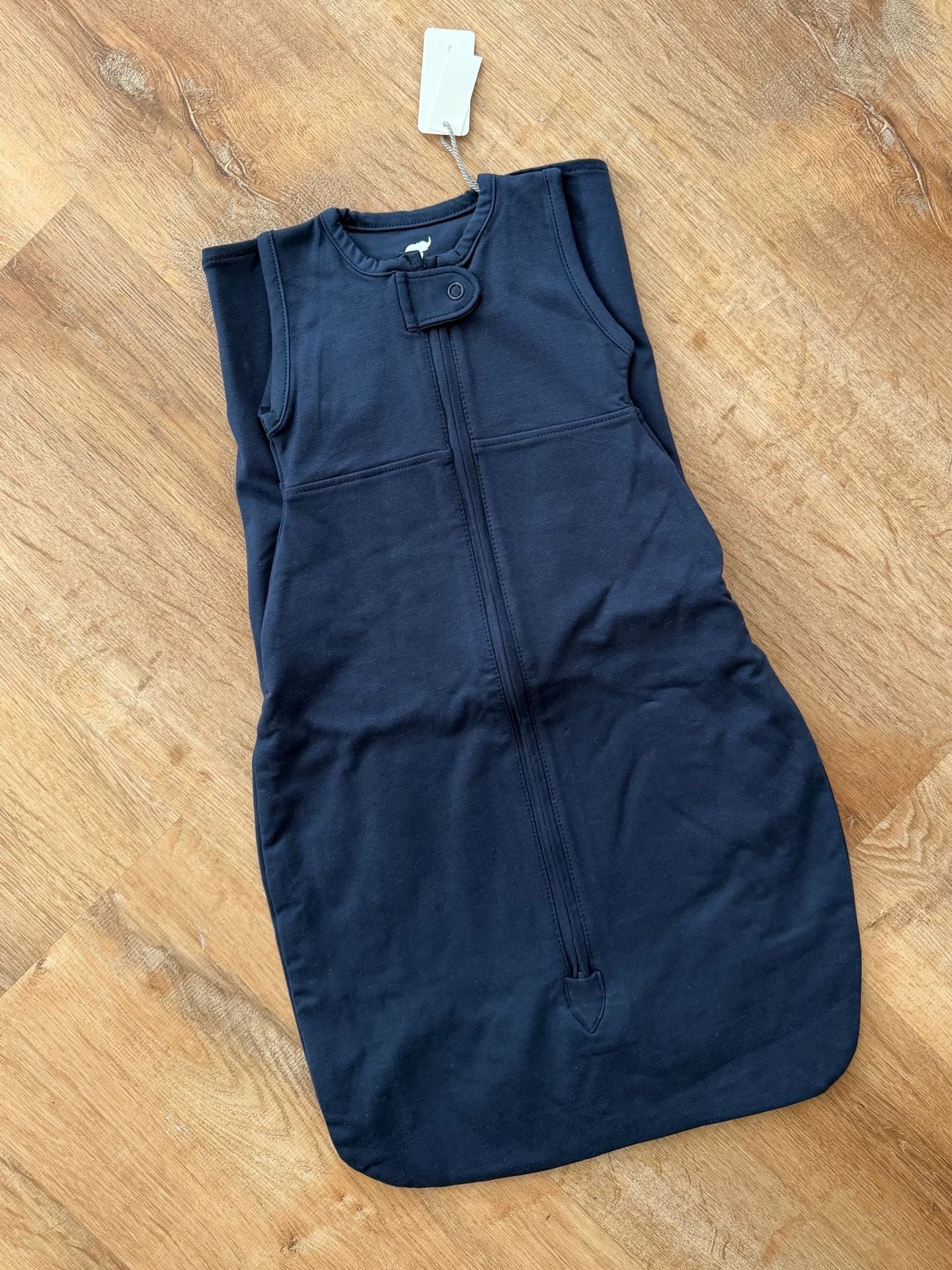 Monica + Andy Sleep Sack Size 0-3m Navy Blue Organic Cotton 2