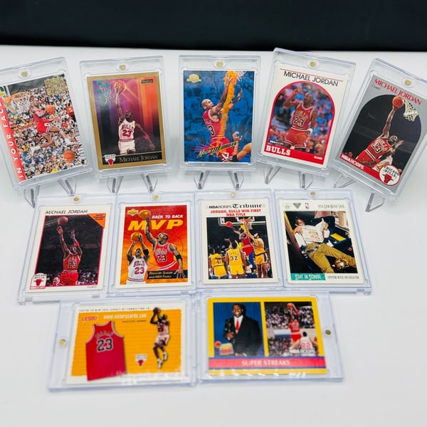 Michael Jordan Basketball Cards Lot of 11 Chicago Bulls UD HOOPS SKYBOX 